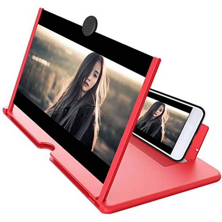 Mobile Screen Magnifier with Foldable Stand | HD Movie Amplifier - Electronics & Mobiles