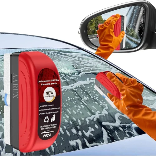 Automotive Oil Film Cleaning Brush | Car Windshield Glass Cleaner - Auto & Bike Accessories