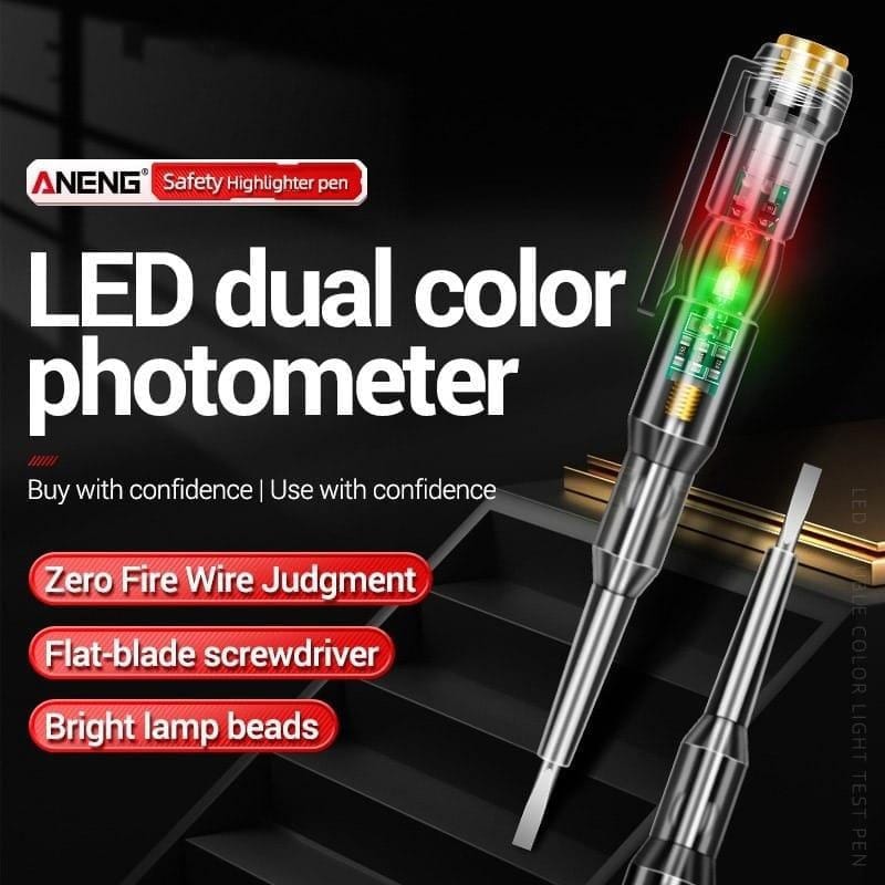 LED Digital Voltage Tester Pen | Electric Test Screwdriver 24-250V | Professional Digital Electric Tester Pen - Electronics & Mobiles