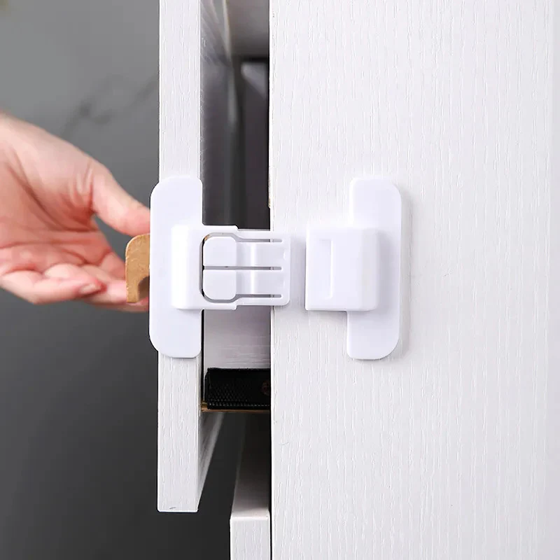 Multi-Purpose Child Safety Cabinet Lock | Self-Adhesive Fridge, Drawer & Cupboard Safety Latch - Home & Lifestyle